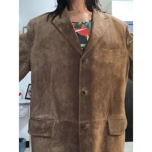 VINTAGE RETRO APT. 9 MENS SUEDE JACKET BLAZER SUIT COAT 48L